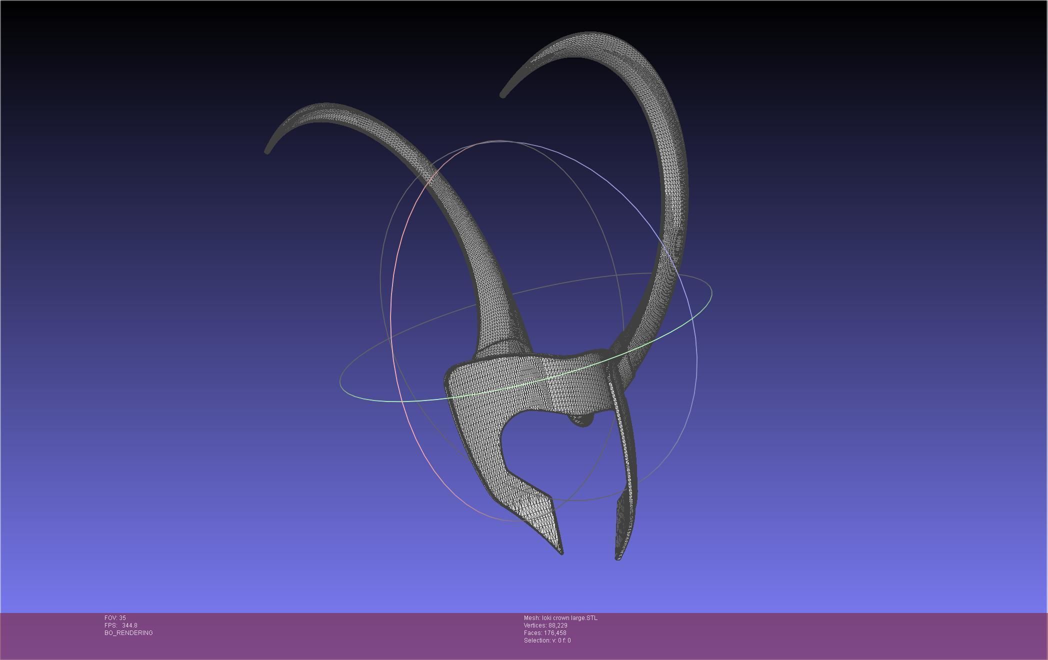 Marvel Loki Crown Large 3D print model_52