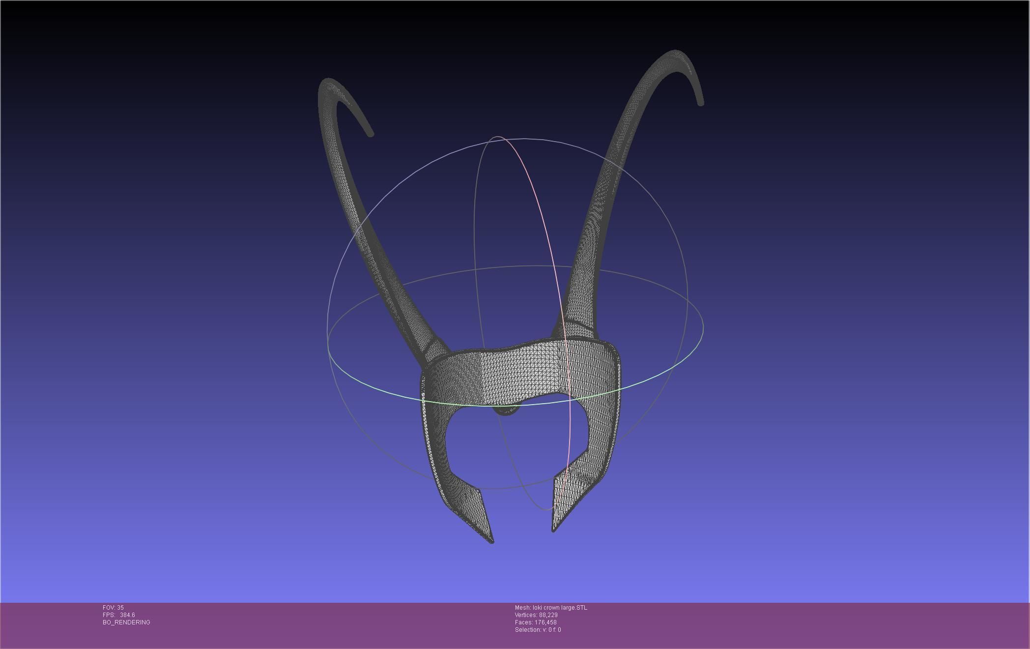 Marvel Loki Crown Large 3D print model_51