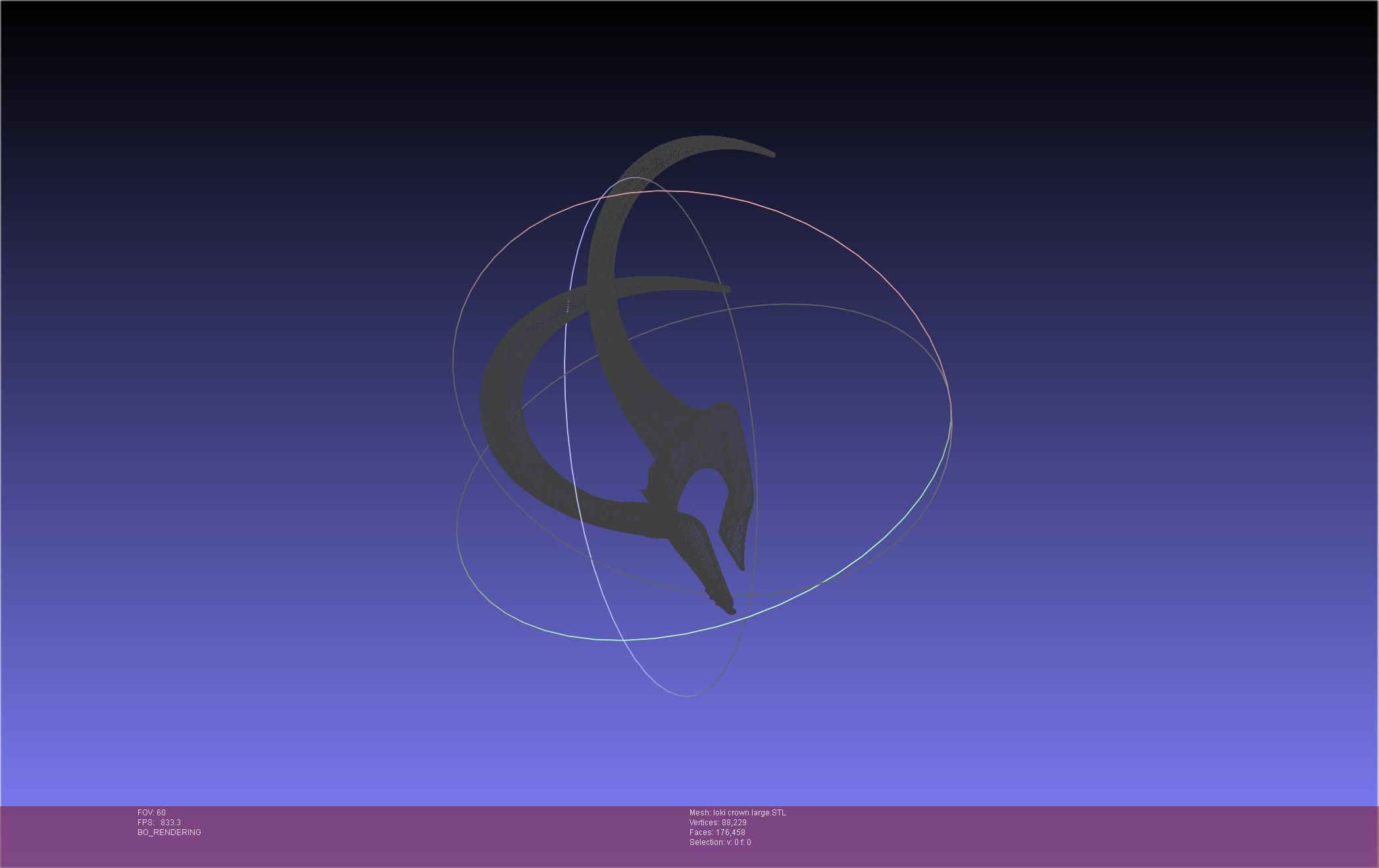 Marvel Loki Crown Large 3D print model_42