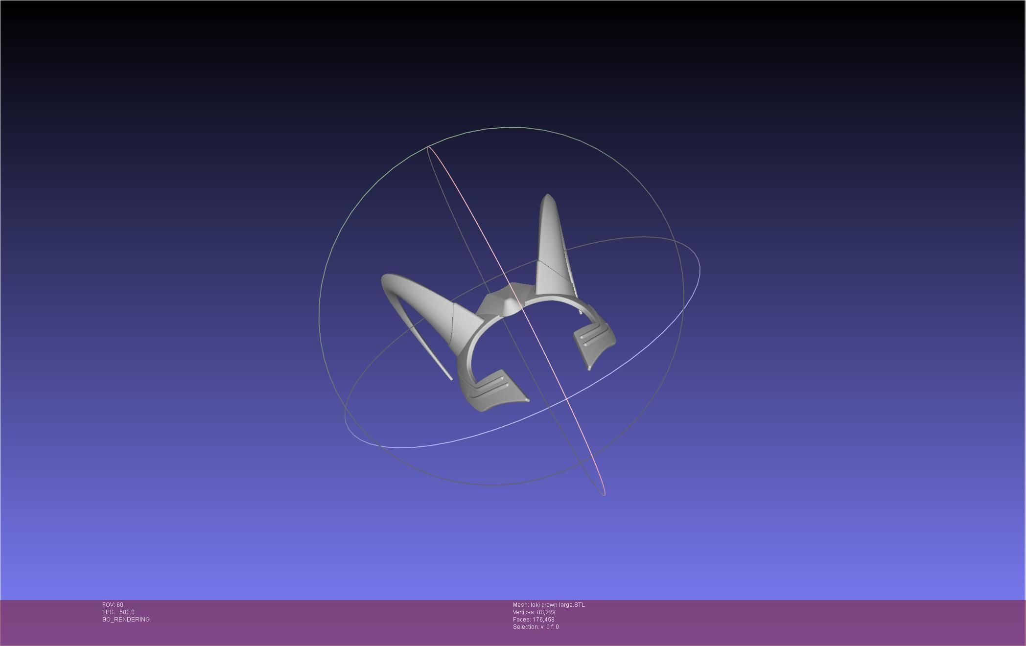 Marvel Loki Crown Large 3D print model_21