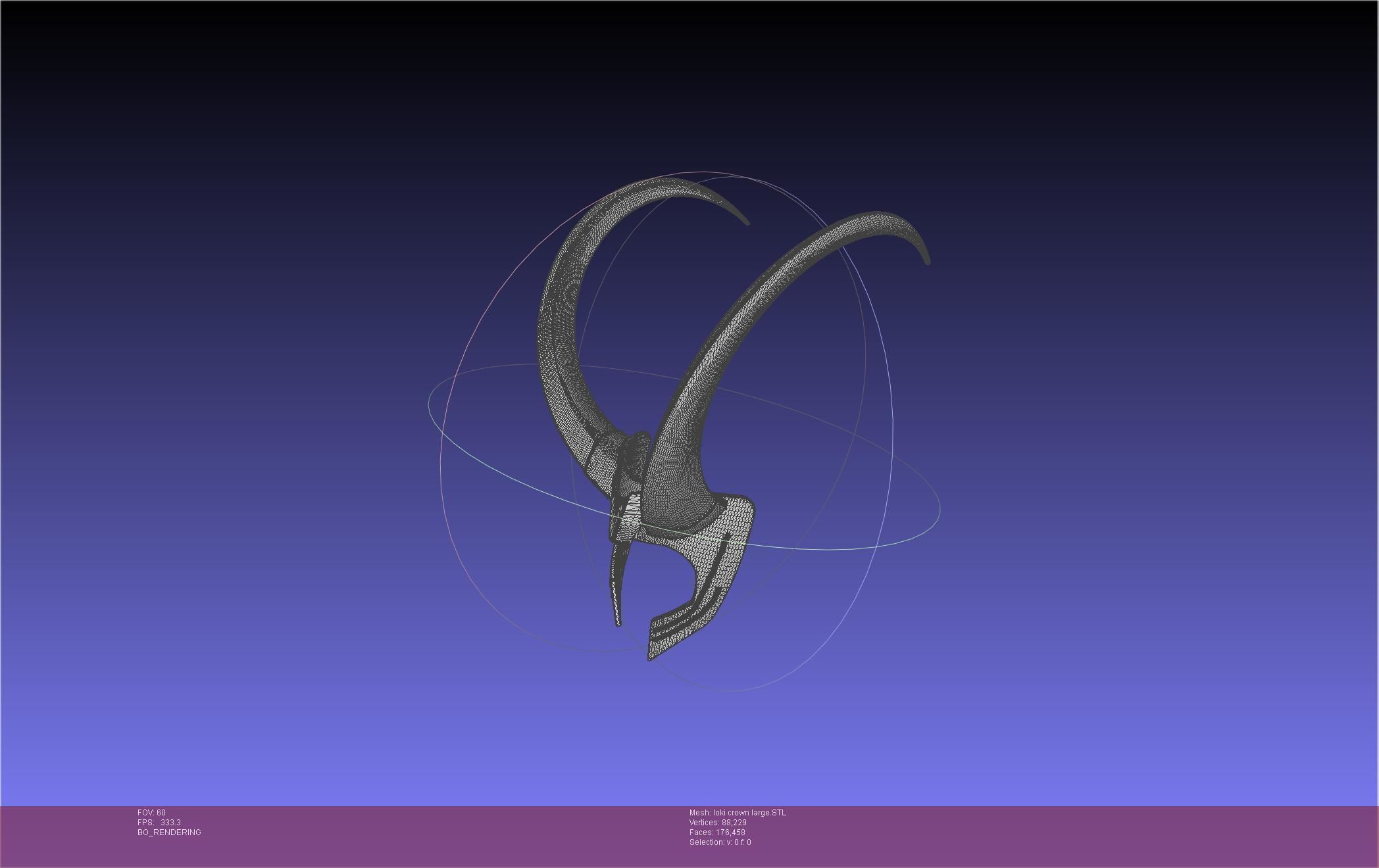 Marvel Loki Crown Large 3D print model_43