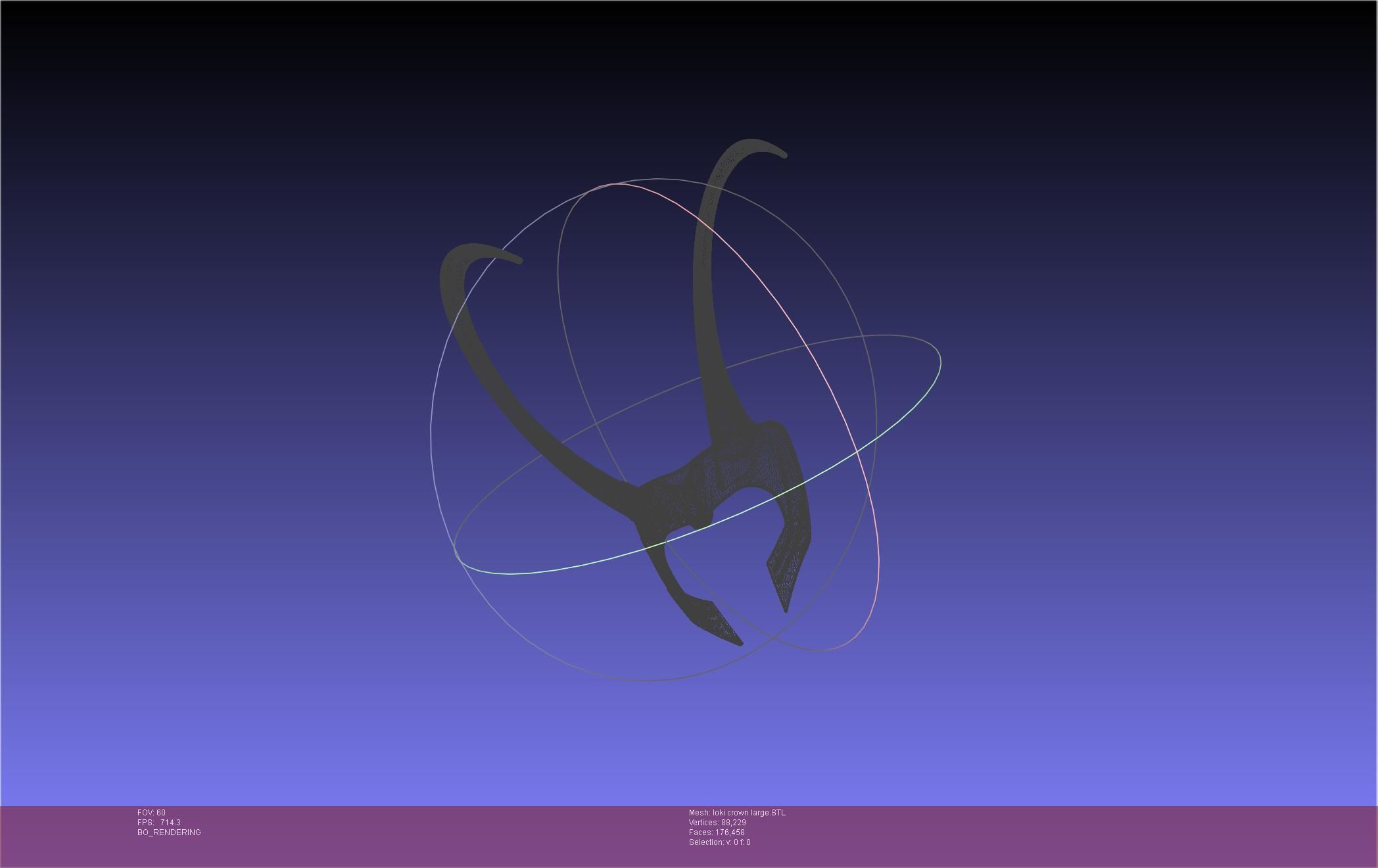 Marvel Loki Crown Large 3D print model_41