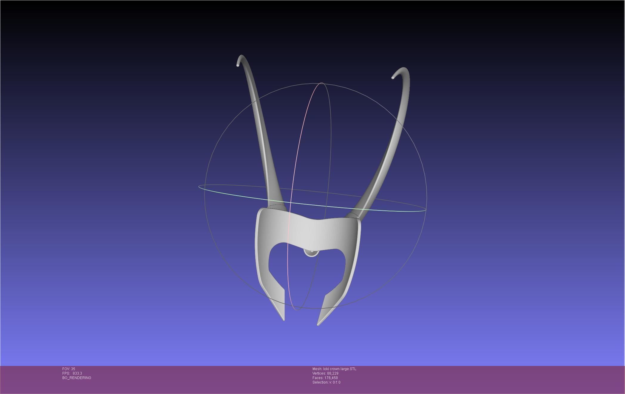 Marvel Loki Crown Large 3D print model_68