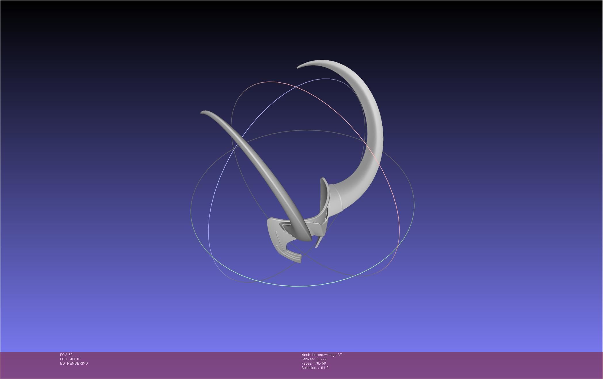 Marvel Loki Crown Large 3D print model_9