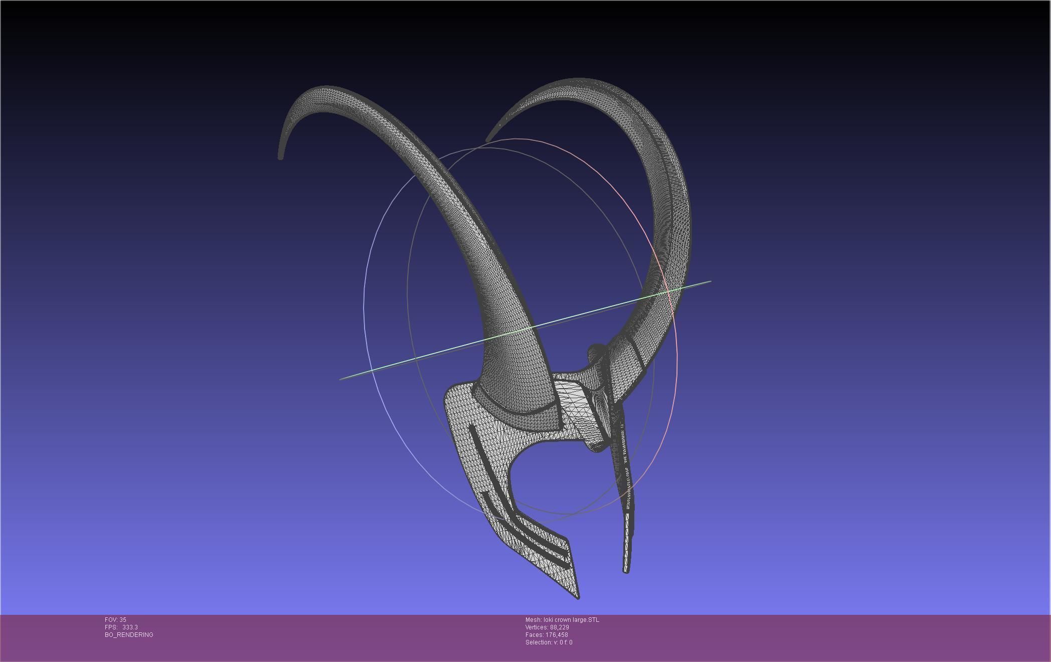 Marvel Loki Crown Large 3D print model_53