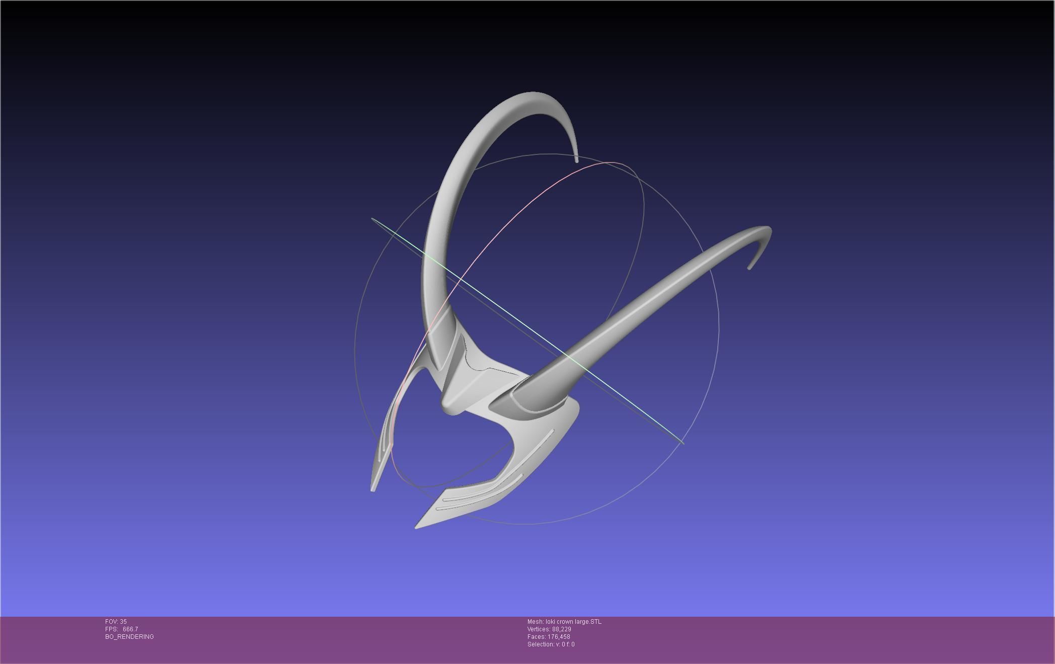 Marvel Loki Crown Large 3D print model_65
