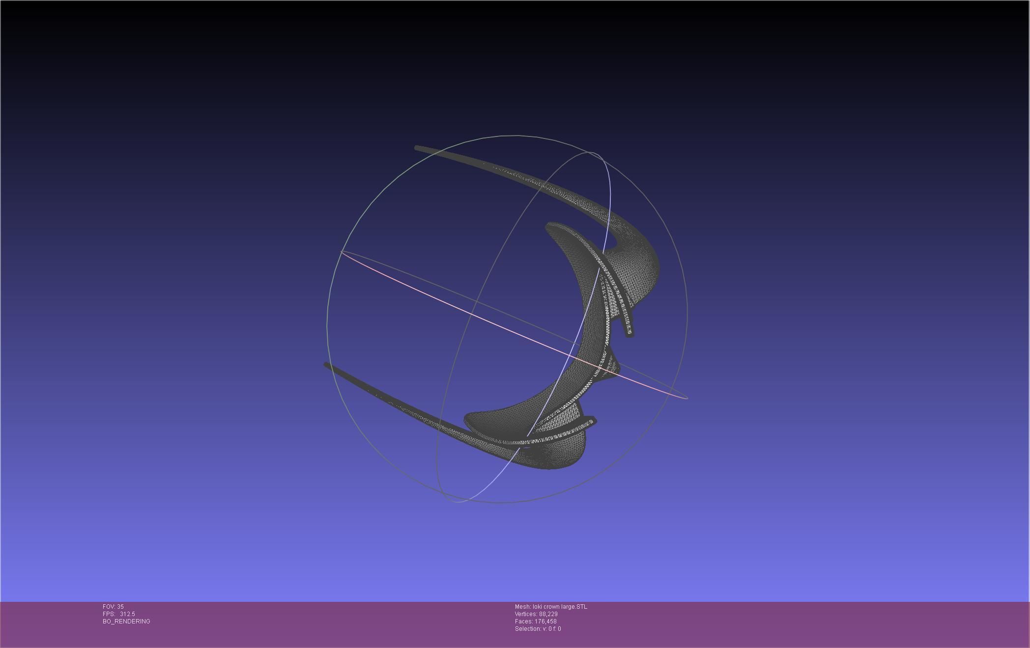 Marvel Loki Crown Large 3D print model_57