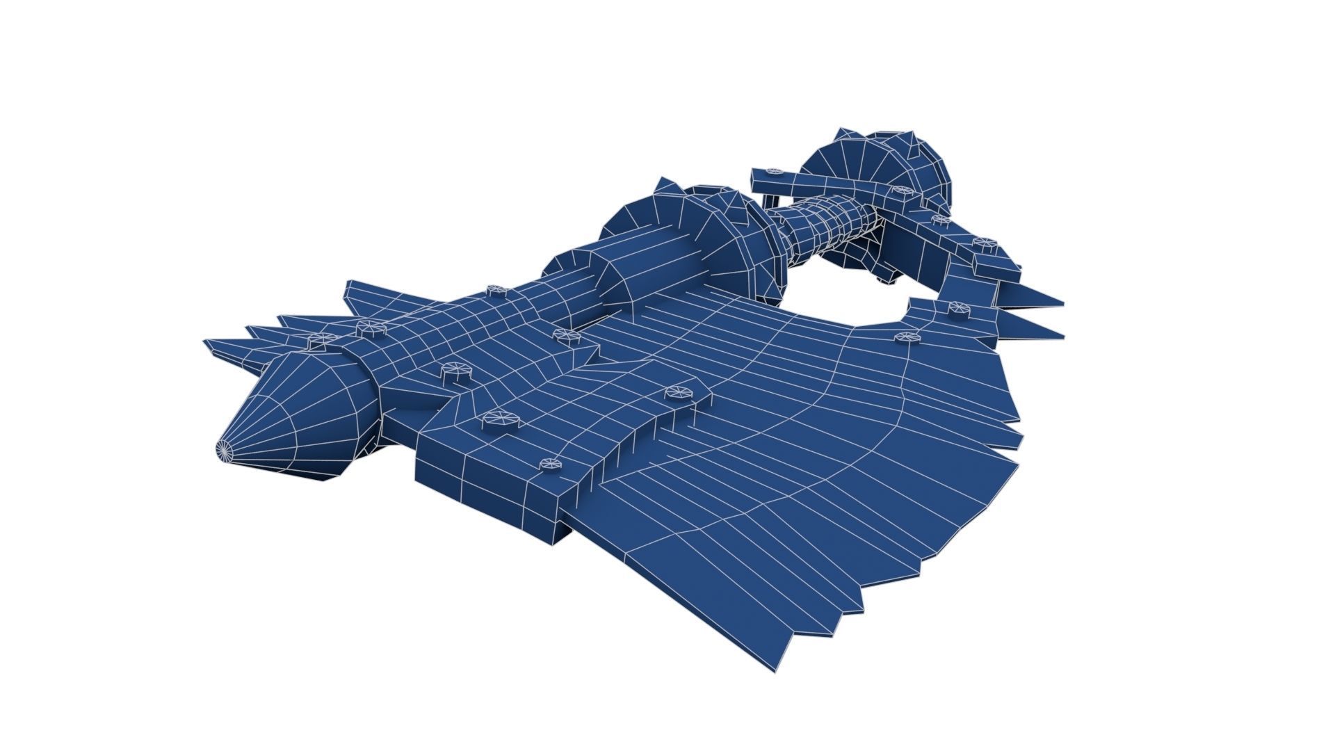 Orc Battle Axe 2 Low-poly 3D model_27