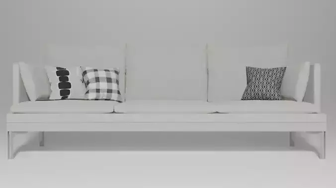 couch sofa with pillows