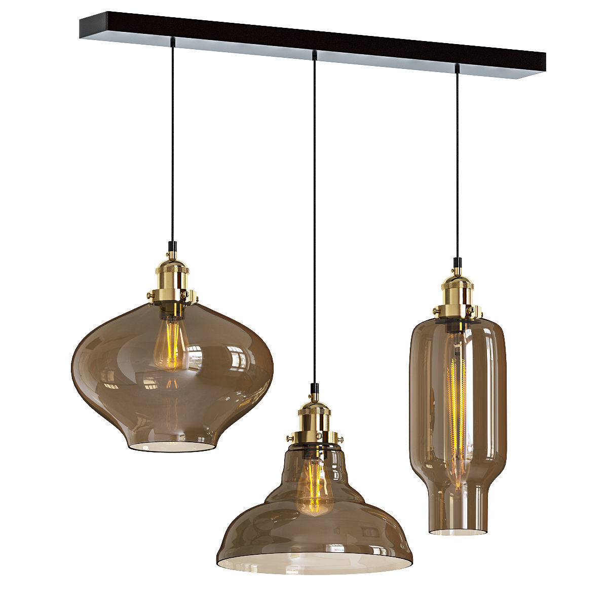 Loft pendant 3D model_1