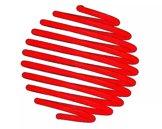 3D NEON BALL Free 3D print model