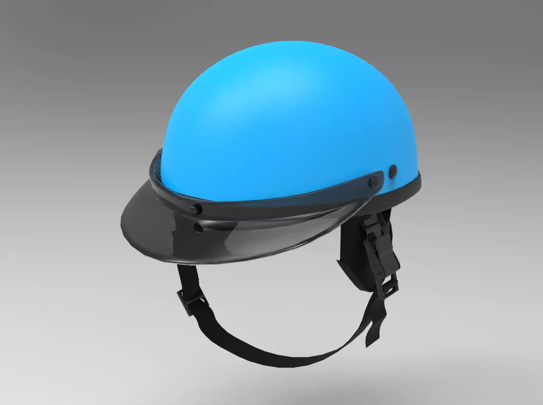 Helmet for motorbike 3D model