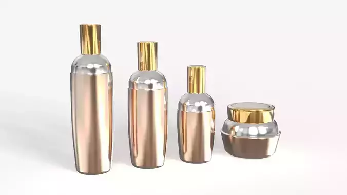 Lotion Bottles 3D model