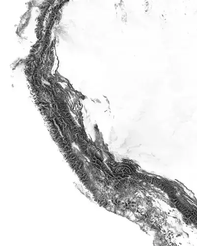 Peru High resolution 35k cavity map Texture
