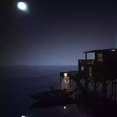 NIght moon Environment 3D model