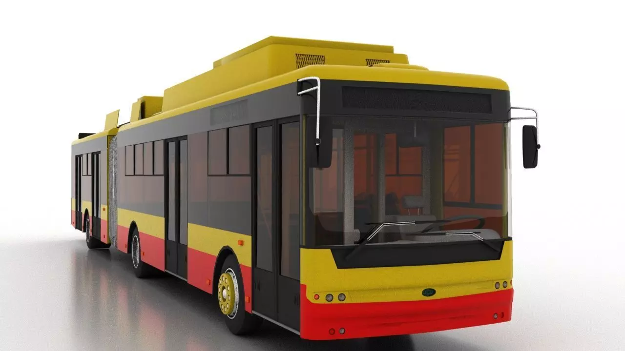 Trolleybus Bogdan T90117 3D model