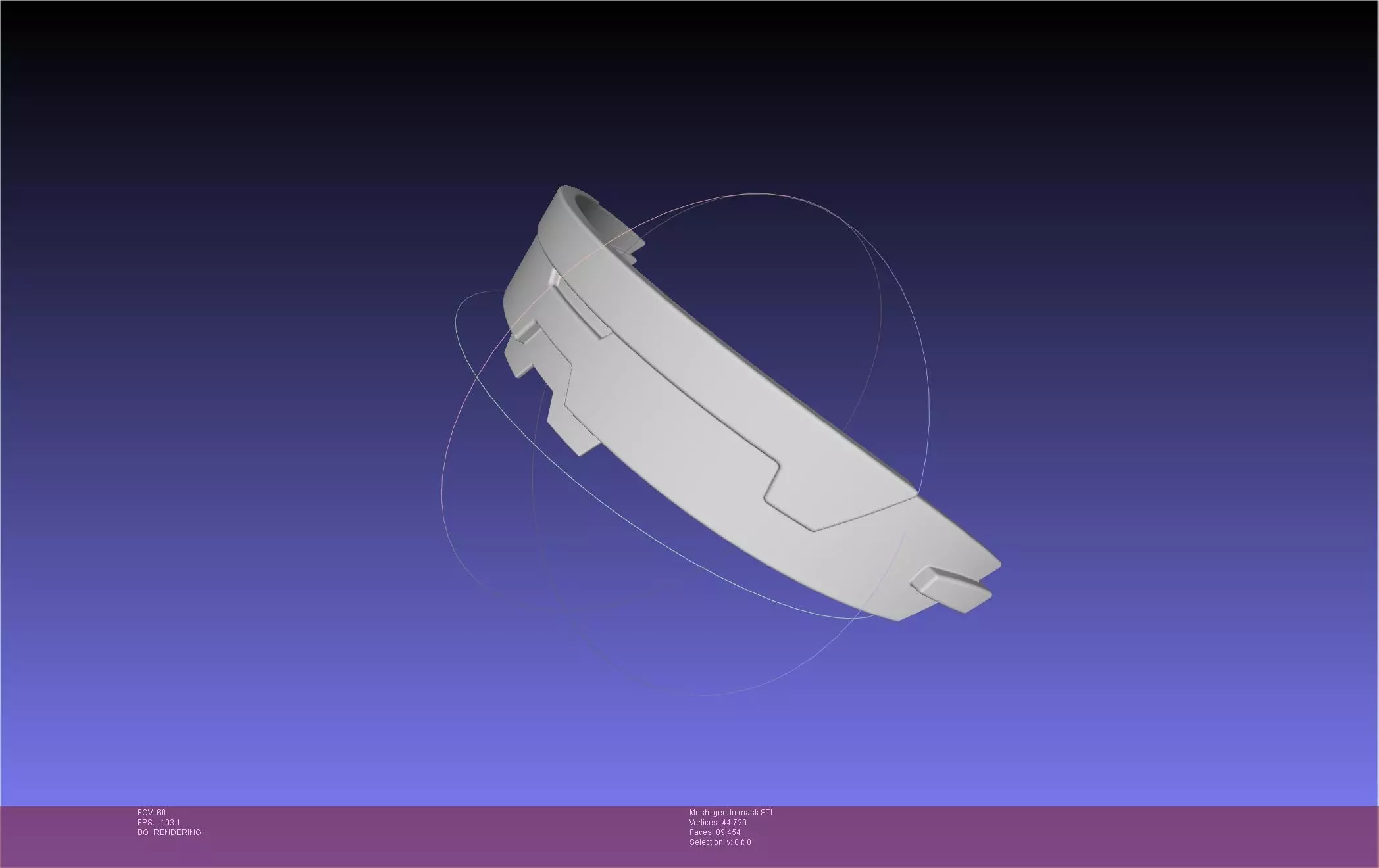 Evangelion Rebuild Gendo Mask Printable Model 3D print model_0