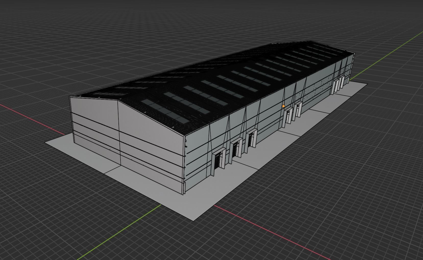 Industrial Warehouse Interior 11b - Textured - UE5 - Blender Low-poly 3D model_31