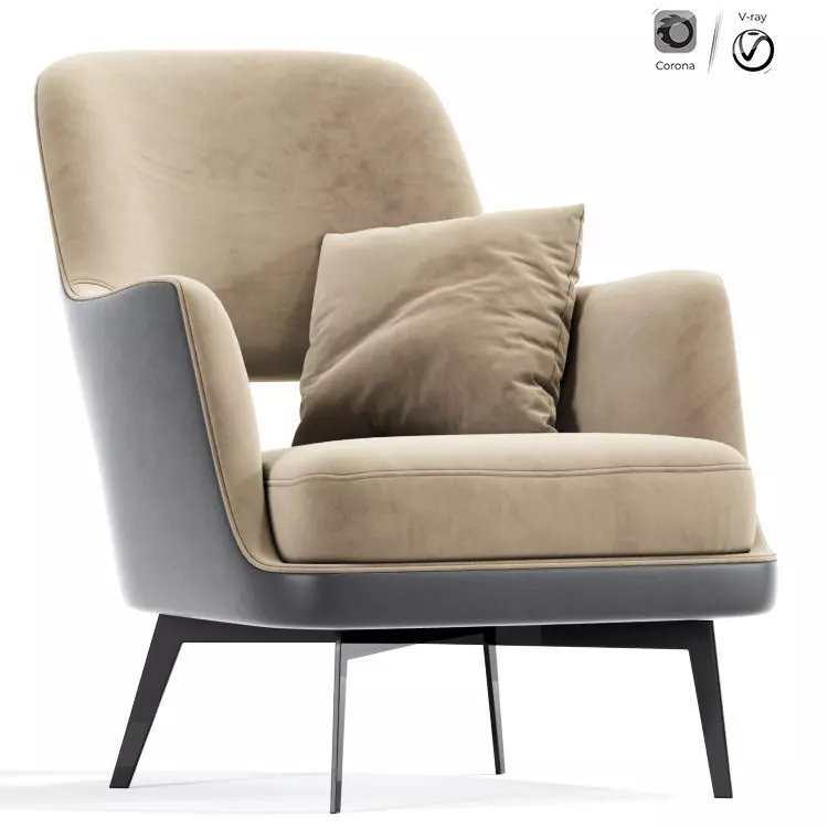 Gatsby Armchair 3D model_0
