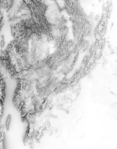 Burundi High resolution 4k occlusion map