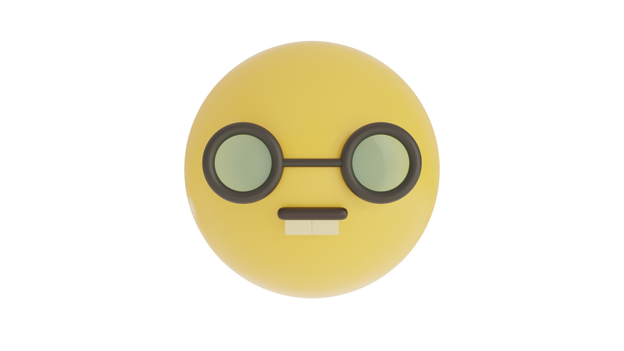 nerd emoji  3D model_1