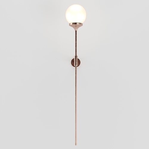 Luxury Nordic Glass Ball - Jabuticaba LE13 wall ligth 3D model