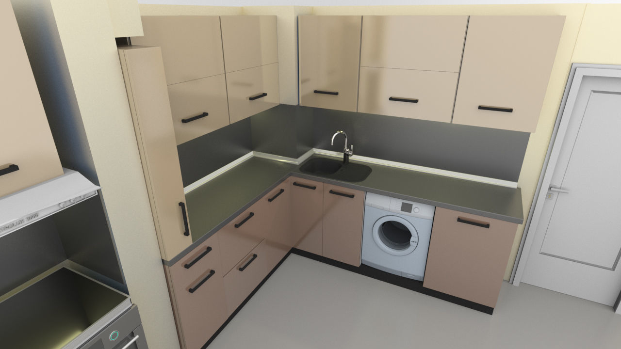 Kitchen 3D model_3