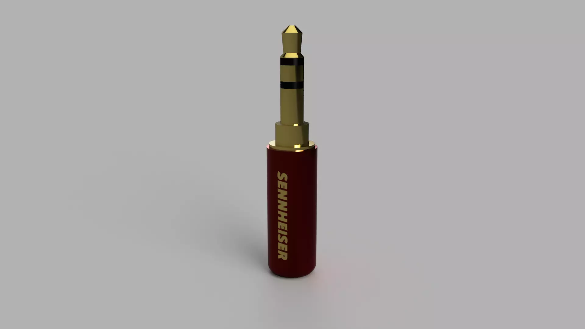 Stereo MiniJack plug Free 3D model