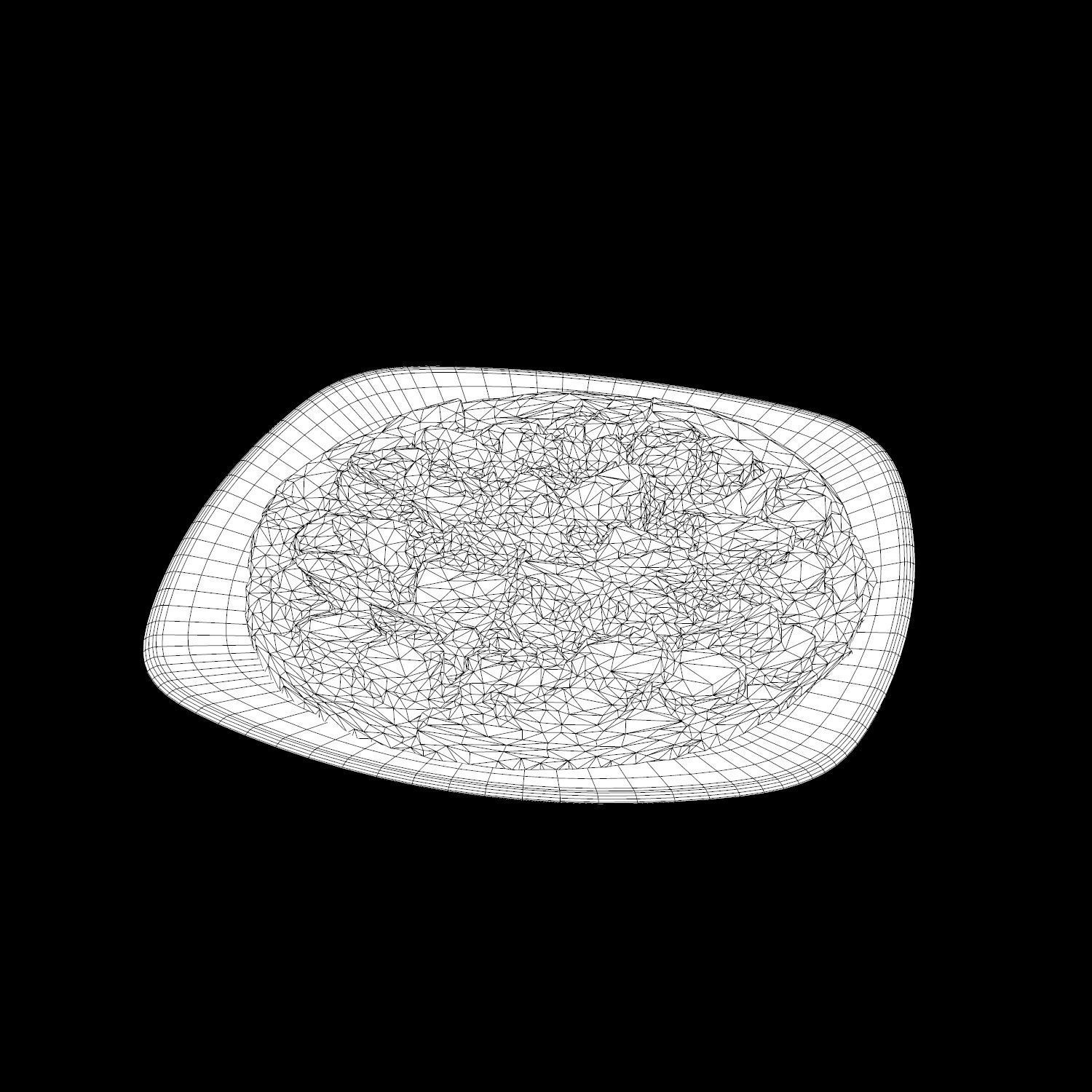 Nutella Pizza Low-poly 3D model_12