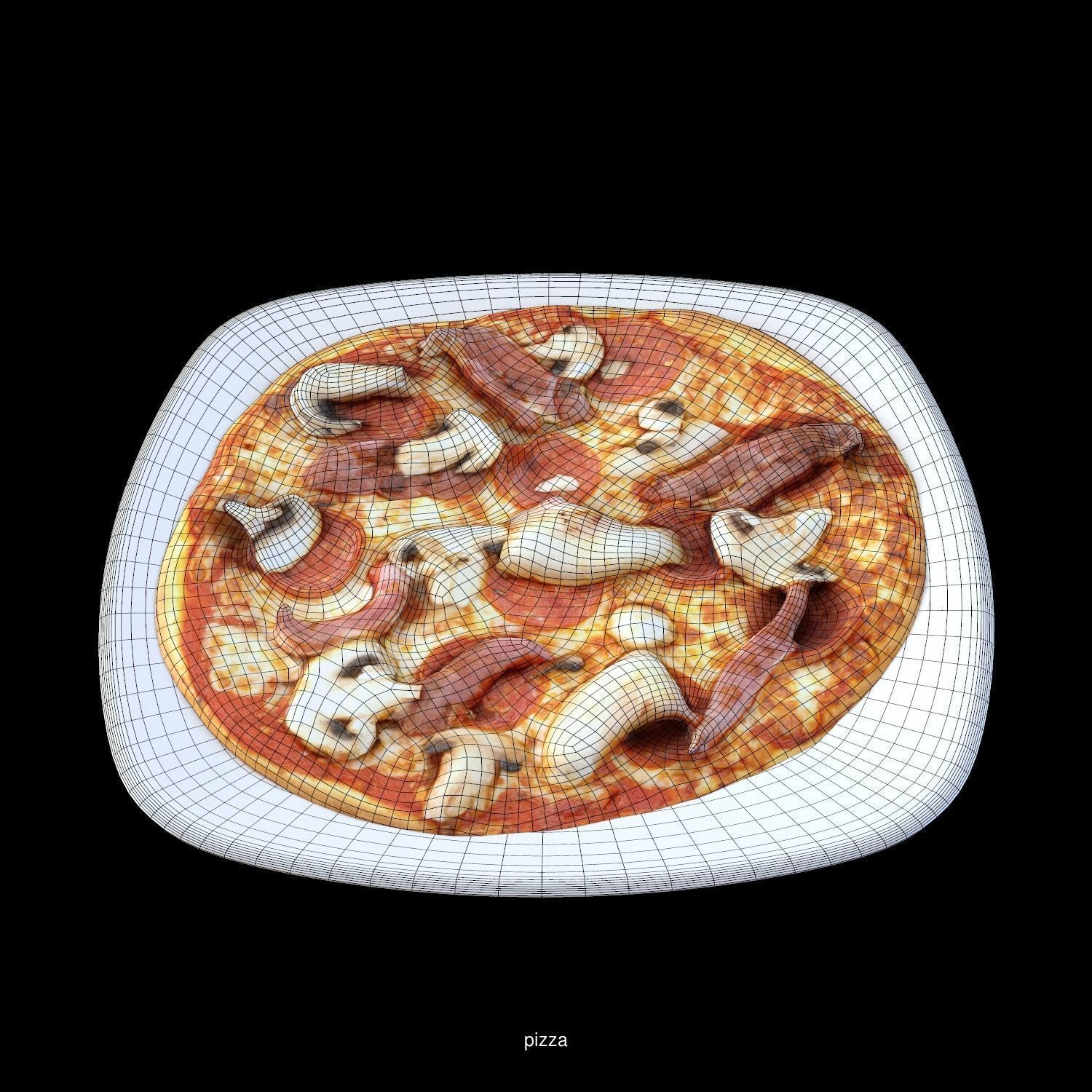 Pizza collectio 3D Model Collection_7