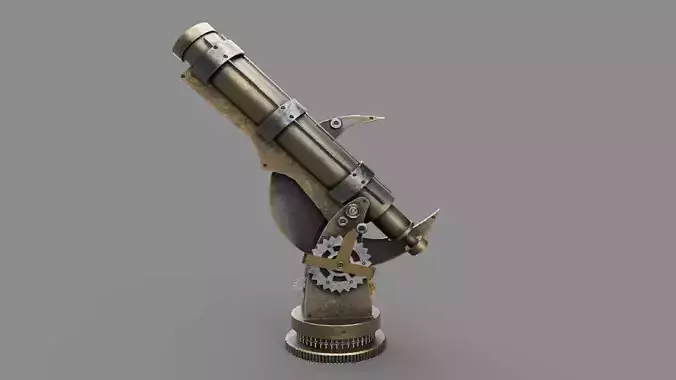 Telescope PBR low-poly game ready Telescope PBR low-poly stea... Low-poly 3D model