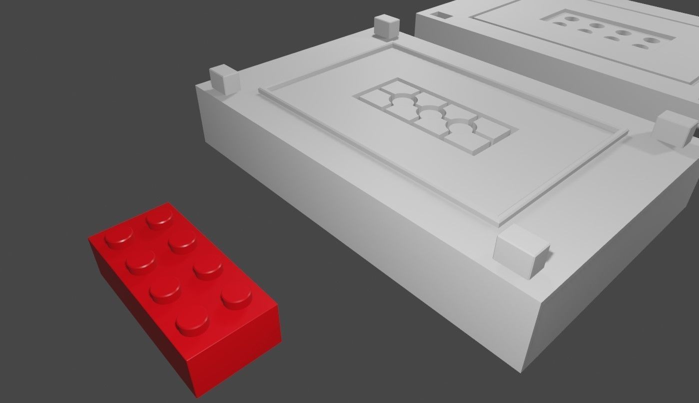 Mold for Plastic Brick - Form 3D print model_5