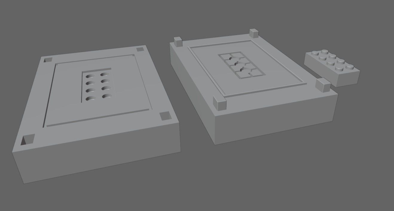 Mold for Plastic Brick - Form 3D print model_14