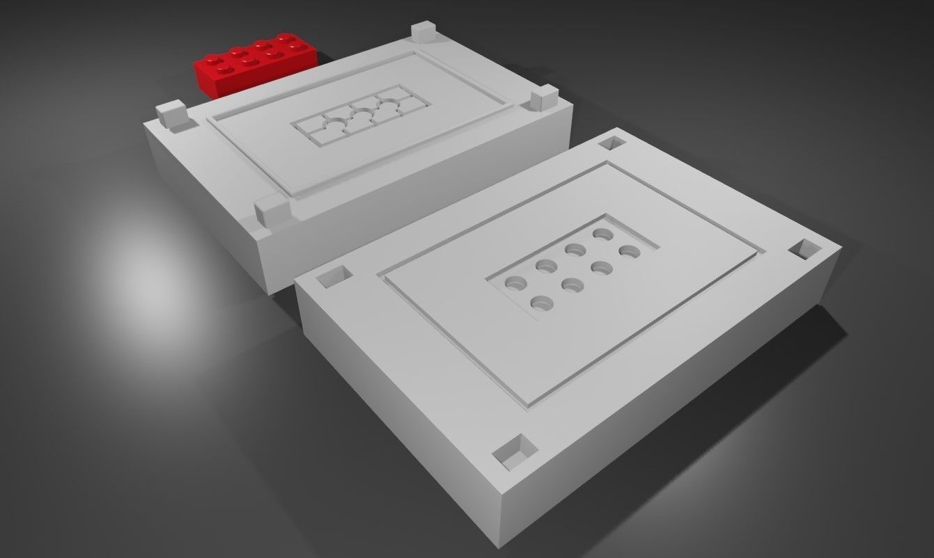 Mold for Plastic Brick - Form 3D print model_6