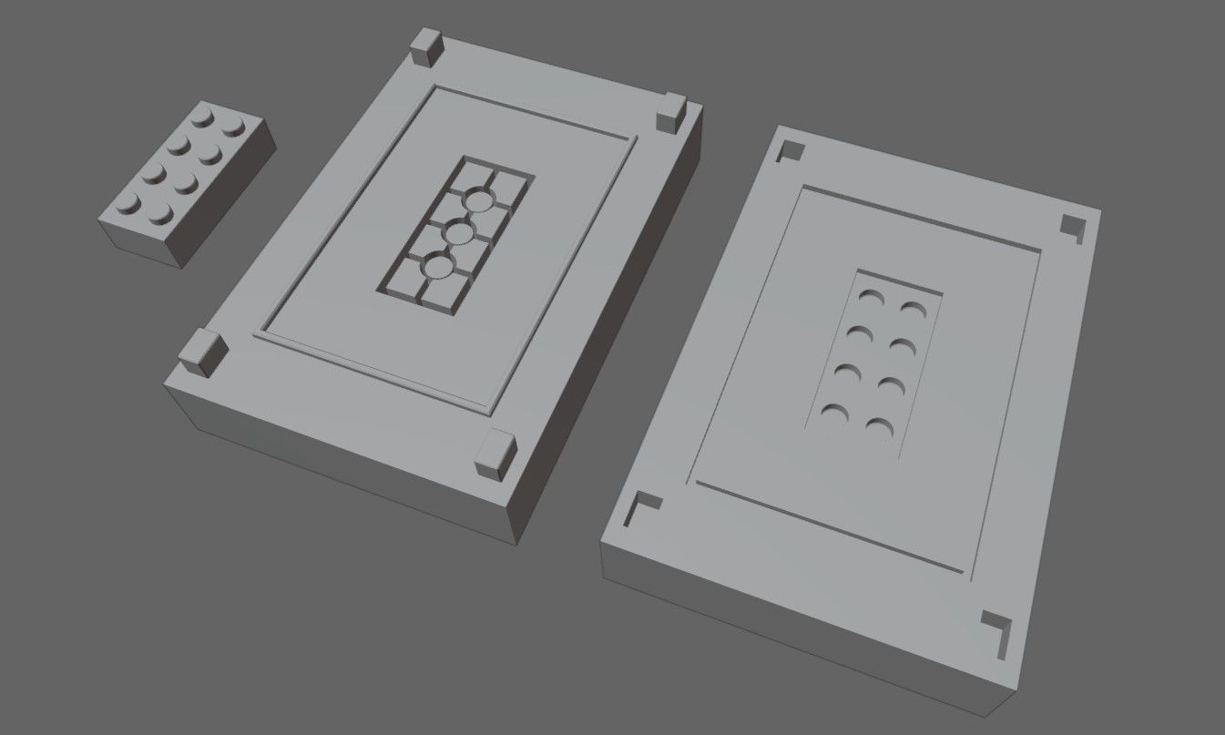 Mold for Plastic Brick - Form 3D print model_13