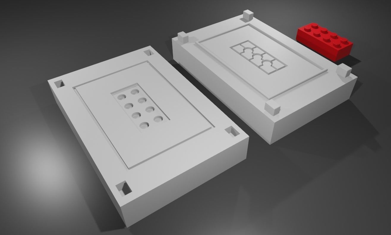 Mold for Plastic Brick - Form 3D print model_8