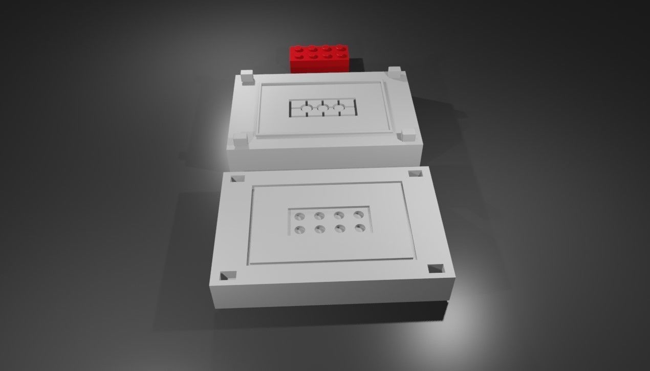 Mold for Plastic Brick - Form 3D print model_7