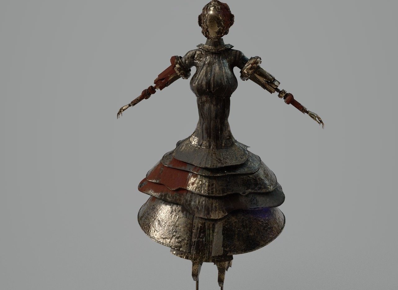 Ancient Android Free 3D model_3