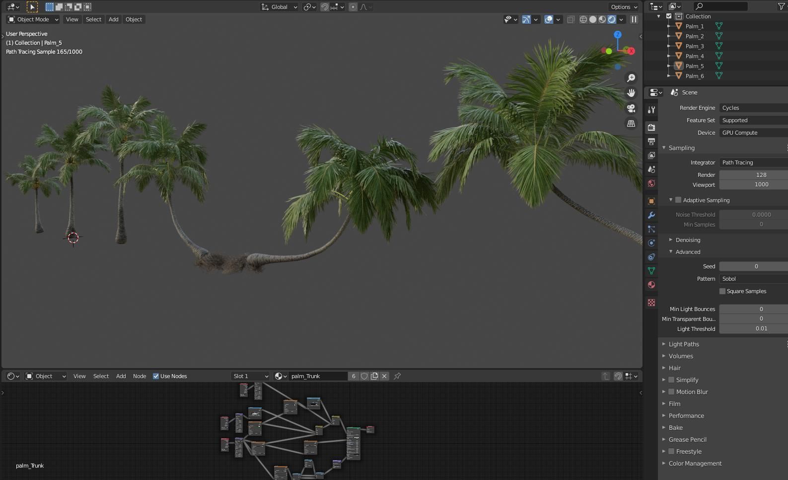 Palm trees Vol 1 3D model_8