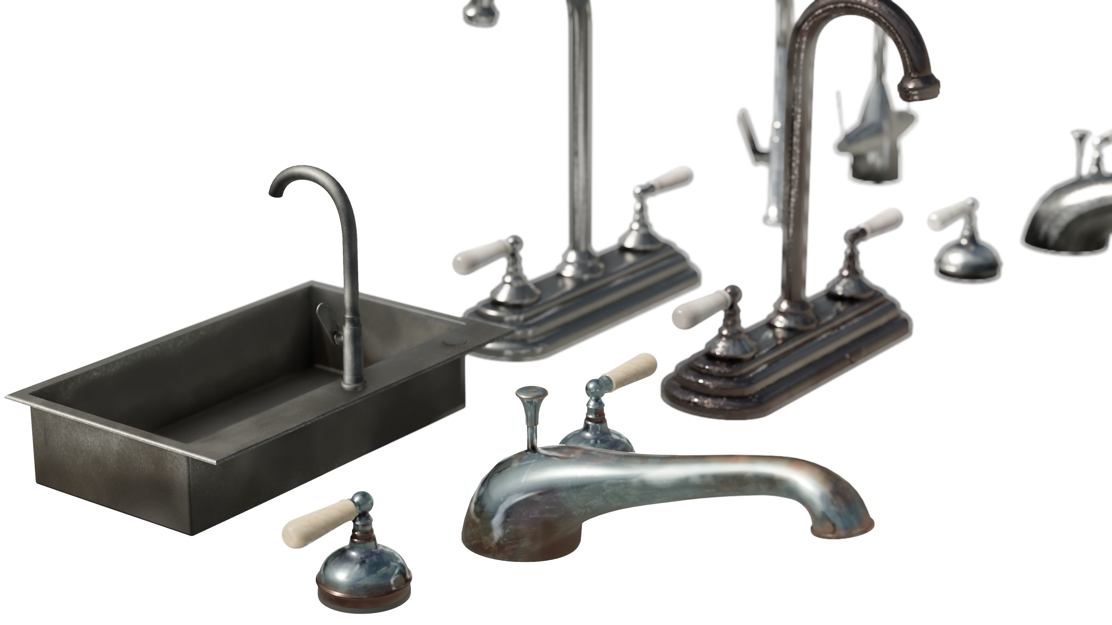 Faucet 3D Model Collection 3D model_1