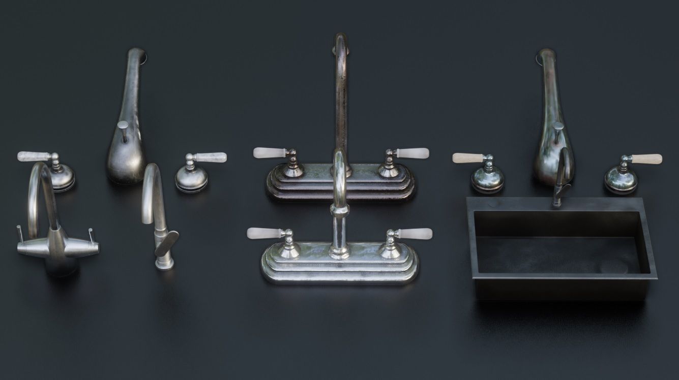Faucet 3D Model Collection 3D model_16