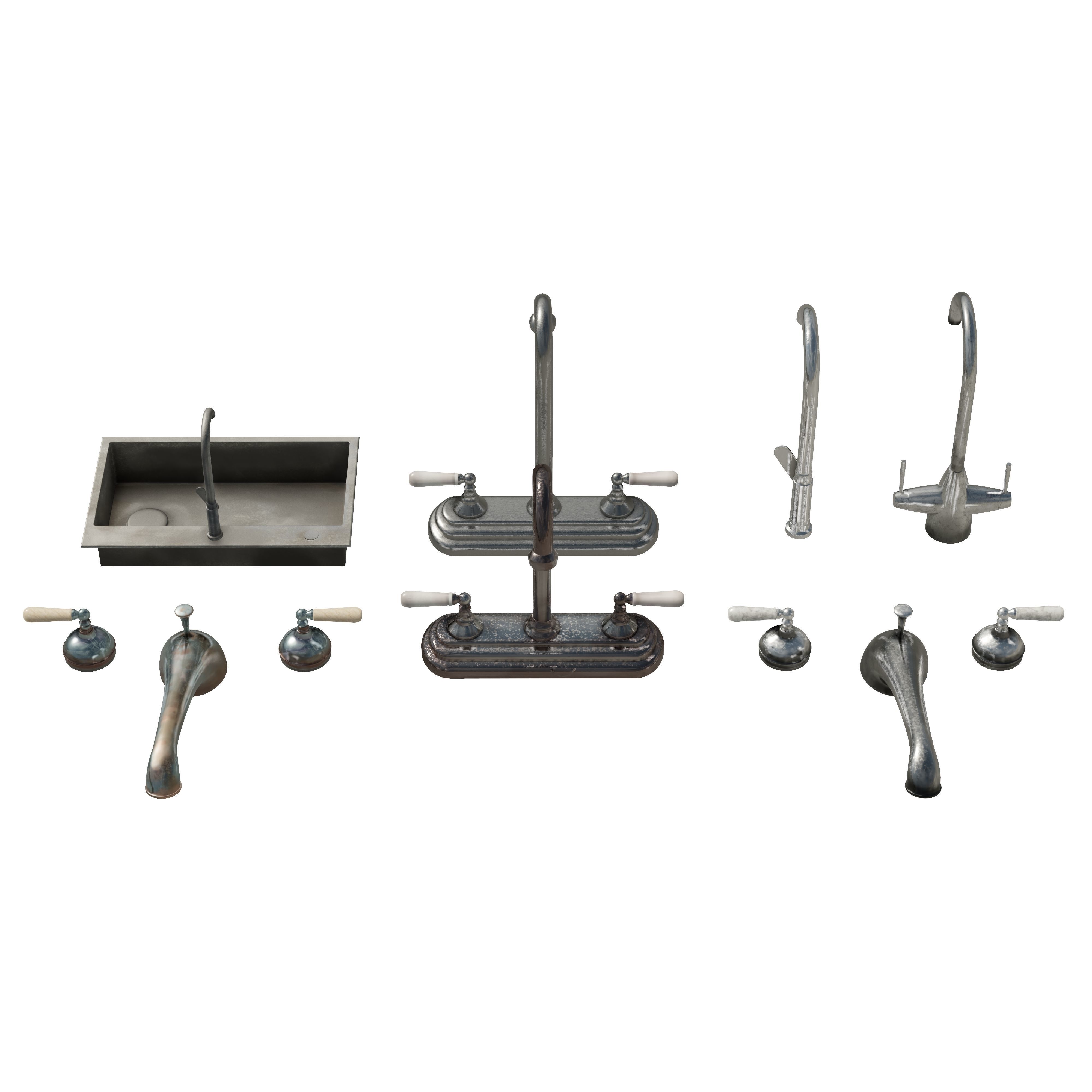 Faucet 3D Model Collection 3D model_21