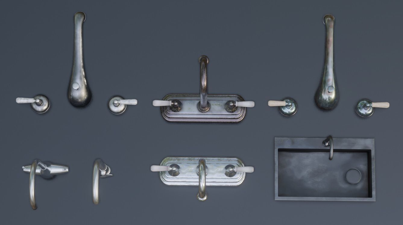 Faucet 3D Model Collection 3D model_27
