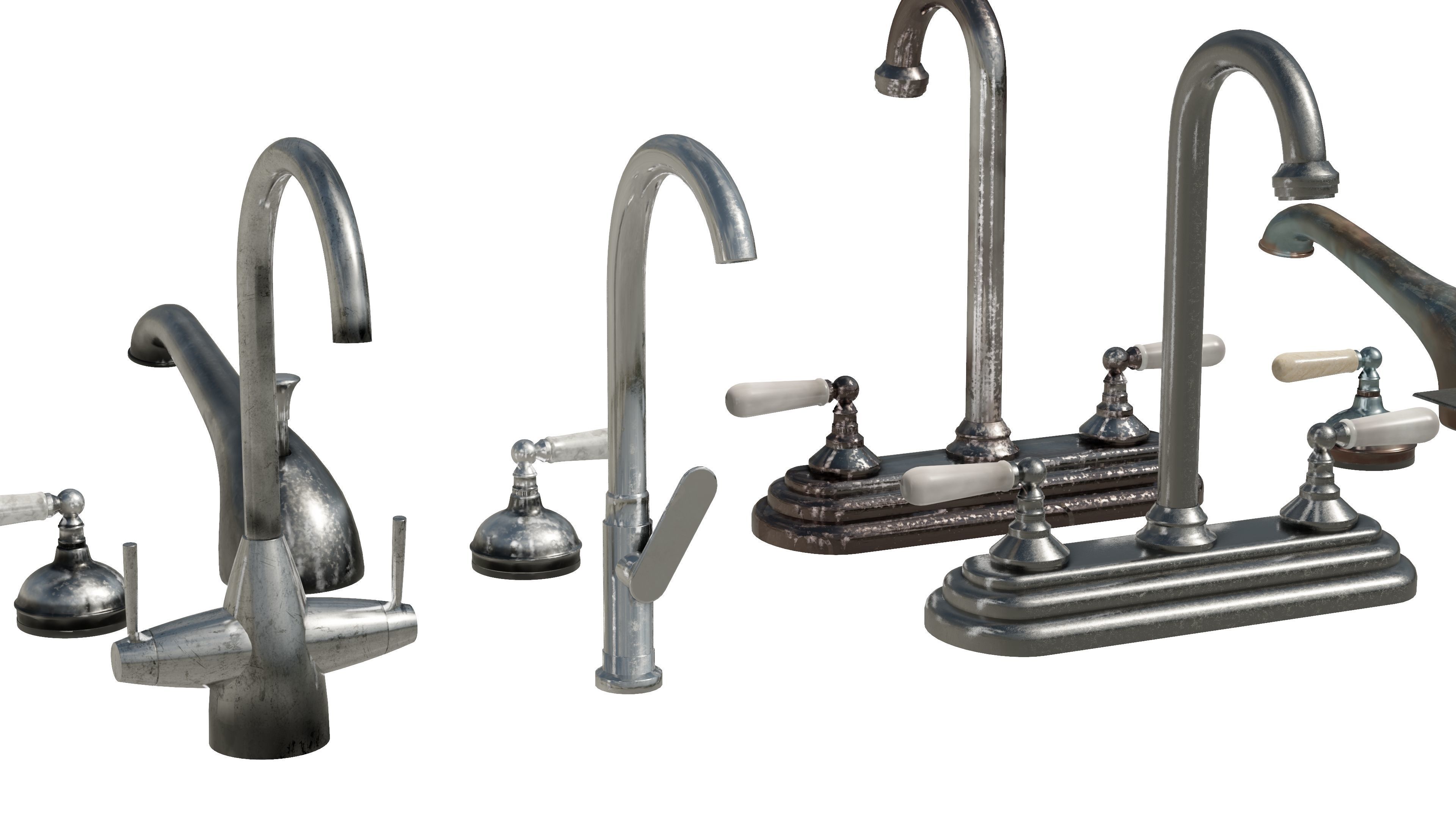 Faucet 3D Model Collection 3D model_3