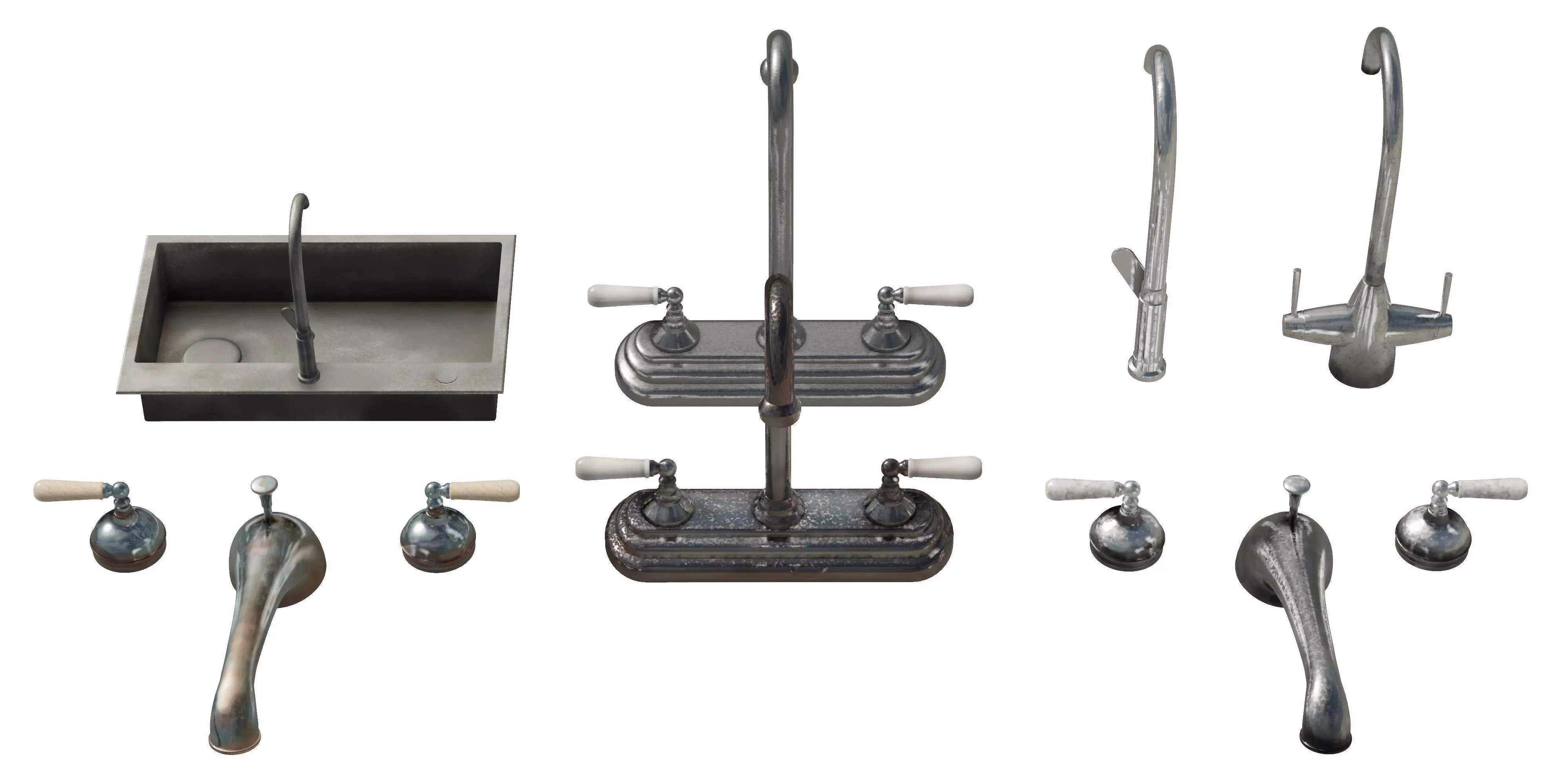 Faucet 3D Model Collection 3D model_0