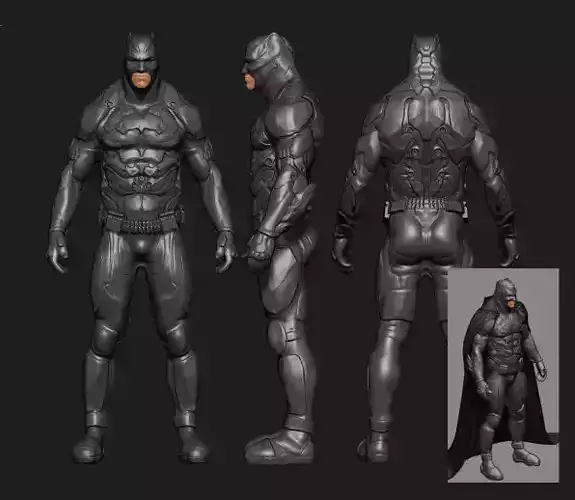 Batman Suit design 3D model