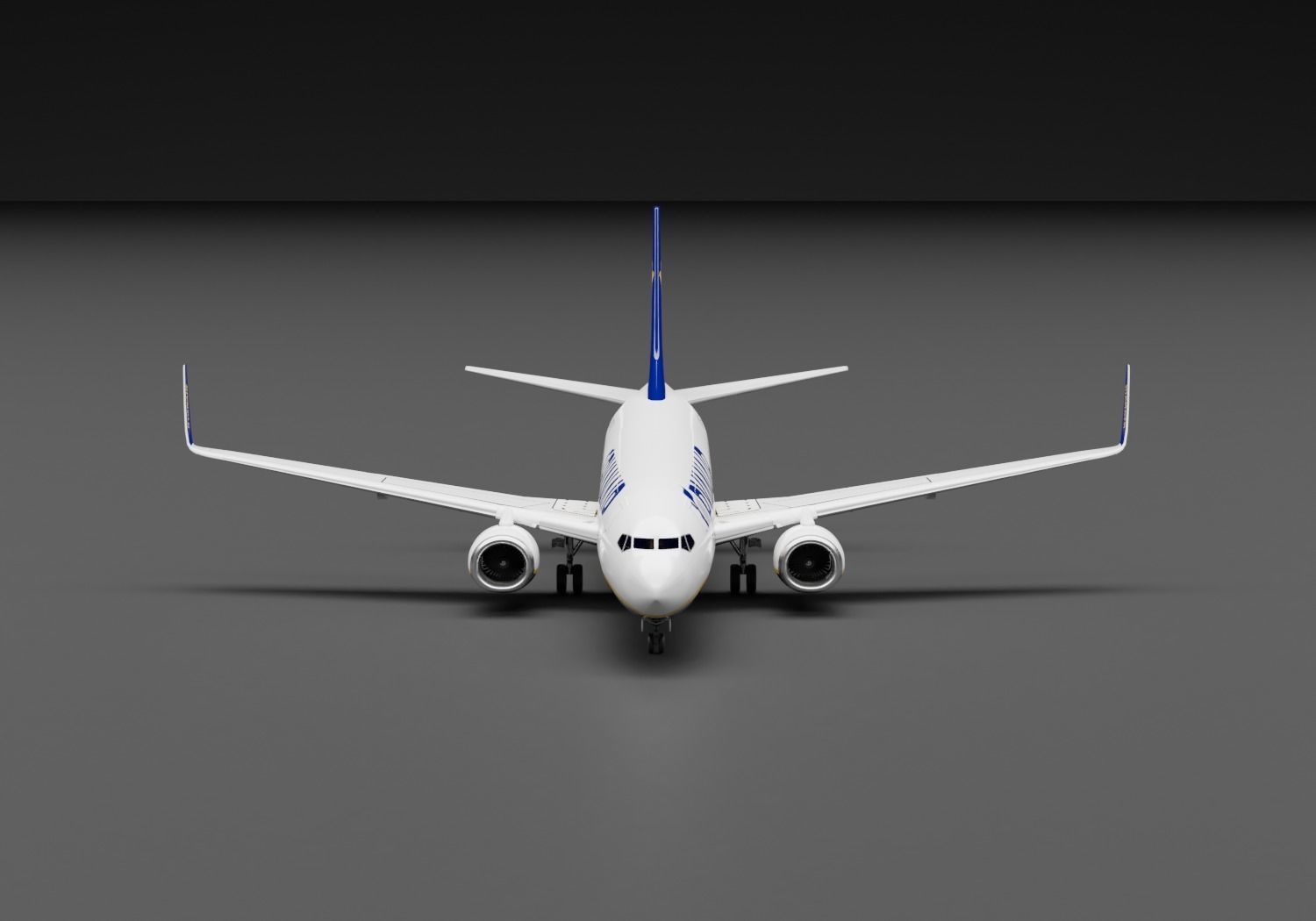 Boeing 737-800 Ryanair Livery 3D model_4