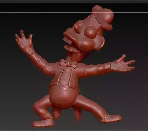 gabbo 3d simpsons