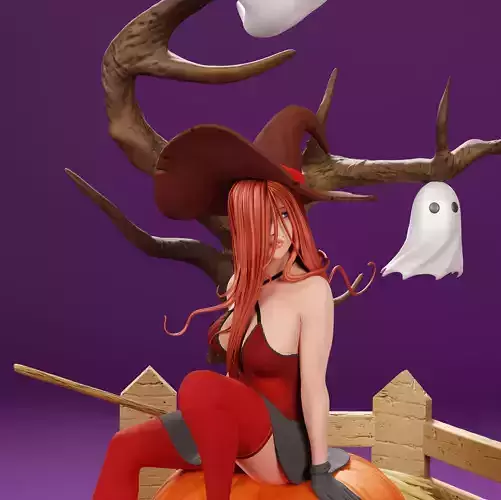 HALLOWEEN WITCH STL