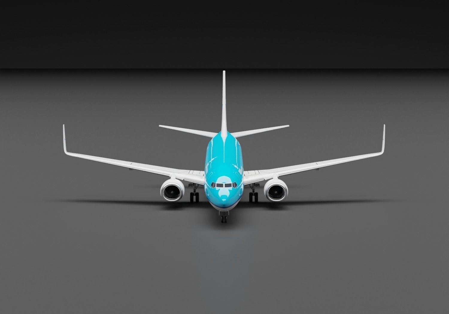 Boeing 737-800 KLM Livery 3D model_4